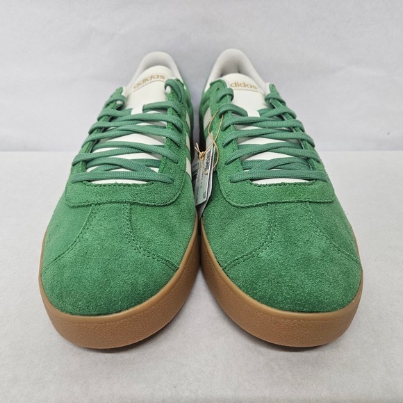 Adidas VL Court 2.0 Casual Sneakers JH5077 Green Suede Gum Sole Men Size 7 - Picture 5 of 11
